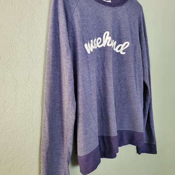 Blue Long Sleeved Graphic Tee - Picture 4 of 7